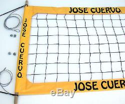 Jose Cuervo Tequila Volleyball Net, Aircraft Cable Top and Bottom- JCPRO