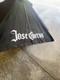 Jose Cuervo Tequila Wood Frame Patio 7 Foot Umbrella White On Black New