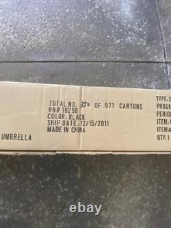 Jose Cuervo Tequila Wood Frame Patio umbrella White On Black NEW