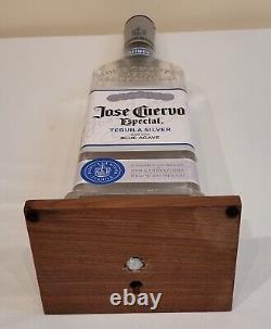 Jose Cuervo Tequila acrylic clear resin 21 advertising collectible