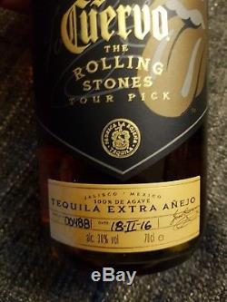 Jose cuervo reserva de la familia Rolling Stones Tour pick tequila no remastered