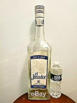 Jumbo El Jimador Tequila Huge Glass Liquor Bottle 19 Large Bar Display Rare New