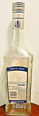 Jumbo El Jimador Tequila Huge Glass Liquor Bottle 19 Large Bar Display Rare New