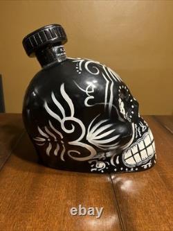 KAH Tequila Anejo Signed Limited Edition 117/200 Hand Painted Bottle Sugar Skull