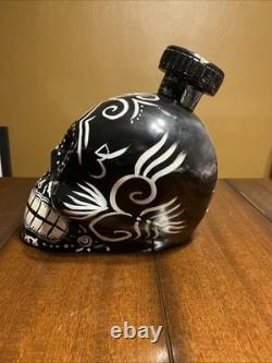 KAH Tequila Anejo Signed Limited Edition 117/200 Hand Painted Bottle Sugar Skull