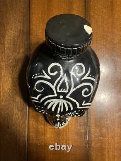 KAH Tequila Anejo Signed Limited Edition 117/200 Hand Painted Bottle Sugar Skull