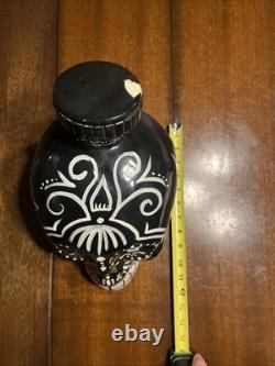 KAH Tequila Anejo Signed Limited Edition 117/200 Hand Painted Bottle Sugar Skull