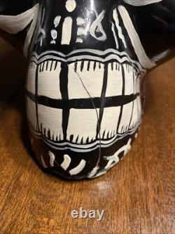 KAH Tequila Anejo Signed Limited Edition 117/200 Hand Painted Bottle Sugar Skull