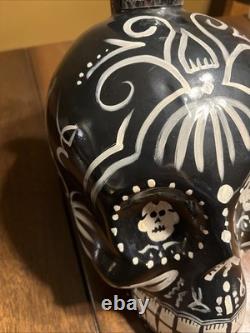 KAH Tequila Anejo Signed Limited Edition 117/200 Hand Painted Bottle Sugar Skull