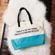 Kate Spade Call To Action Tequila Is Not My Friend Tote Bag Turquoise