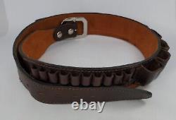 KIRKPATRICK BROWN Tequila Shotshell Belt Model TQSS Cowboy Action Size 46 Inch