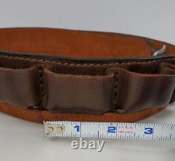 KIRKPATRICK BROWN Tequila Shotshell Belt Model TQSS Cowboy Action Size 46 Inch