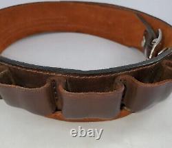 KIRKPATRICK BROWN Tequila Shotshell Belt Model TQSS Cowboy Action Size 46 Inch