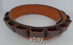 KIRKPATRICK BROWN Tequila Shotshell Belt Model TQSS Cowboy Action Size 46 Inch