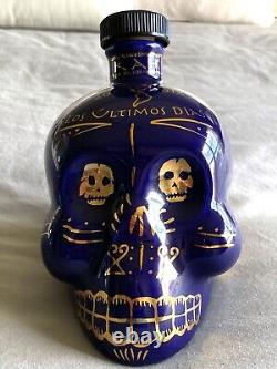 Kah Tequila 750ml LIMITED EDITION 24 Carat Gold 13,349/18,000 Hand Painted EMPTY