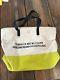 Kate Spade Tote, Tequila Is Not My Friend, Beige Canvas With Yellow