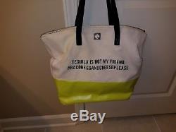 Kate Spade WKRU2226 Call To Action Terry Tote Bag Tequila Is Not My Friend
