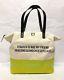 Kate Spade Wkru2226 Call To Action Terry Tote Bag Tequila Is Not My Friend Nwt