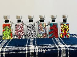 Keith Haring x 1800 Tequila Essential Artists Series COMPLETE SET of 6 EMPTY