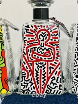 Keith Haring x 1800 Tequila Essential Artists Series COMPLETE SET of 6 EMPTY
