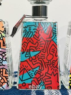 Keith Haring x 1800 Tequila Essential Artists Series COMPLETE SET of 6 EMPTY