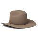 Kingsman + Stetson Tequilas Statesman Leather Trimmed Felt Cowboy Hat Size 7 3/4
