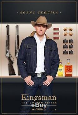 Kingsman + Stetson Tequilas Statesman Leather Trimmed Felt Cowboy Hat Size 7 3/4