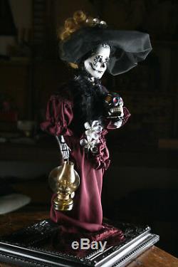 Künstlerpuppe la catrina DEKO totenkopf mexikanisch tequila kult unikat