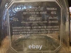 LARGEST! Patron Tequila Bottle Ever Made Limited Edition withOrig Box RARE 15L