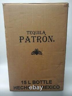 LARGEST! Patron Tequila Bottle Ever Made Limited Edition withOrig Box RARE 15L