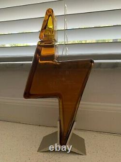 LIMITED EDITION TESLA TEQUILA Teslaquila Bottle and Stand (EMPTY) No alcohol