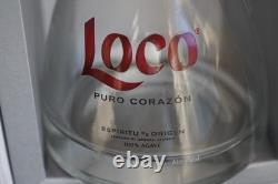 LOCO PURO Corazon LTD Edition Tequila Empty Bottle/Box 750ml
