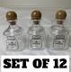 Lot (12) Patron Tequila Plastic Drink Cups Straw Screw On Top Cocktail 12oz New