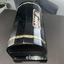 La Bufadora Tequila Mini Bar Treasure Chest Pistol Revolver Bottle 4 Shot Glass