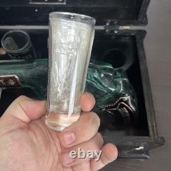 La Bufadora Tequila Mini Bar Treasure Chest Pistol Revolver Bottle 4 Shot Glass