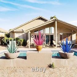 Large Tequila Rustic Sculpture Rustic Metal Agave Plants for Outdoor P