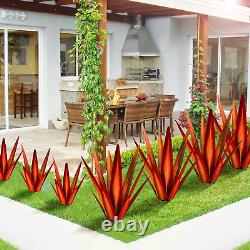 Large Tequila Rustic Sculpture, Rustic Metal Agave Plants for Outdoor Patio Yard