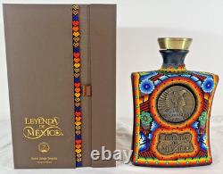 Leyenda de Mexico EXTRA ANEJO Tequila EMPTY bottle withSNAKE & LIGHTED Display Box