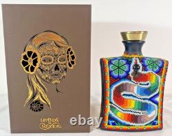 Leyenda de Mexico EXTRA ANEJO Tequila EMPTY bottle withSNAKE & LIGHTED Display Box