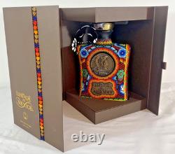 Leyenda de Mexico EXTRA ANEJO Tequila EMPTY bottle withSNAKE & LIGHTED Display Box