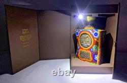 Leyenda de Mexico EXTRA ANEJO Tequila EMPTY bottle withSNAKE & LIGHTED Display Box