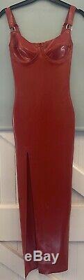 Libidex Latex Tequila Evening Gown. Red. XS. 32D. Fetish/Cocktail/Classic