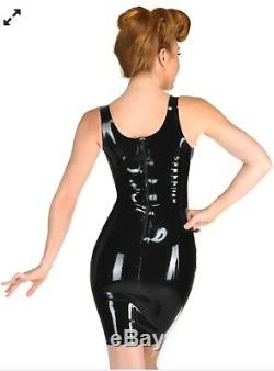 Libidex Tequila Dress. Large. 38 A Cup. Metallic Blue Fetish/Gummi/Latex