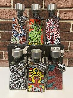 Limited Edition 1800tequila Artist Seriesbottle Complete Set Keith Haring