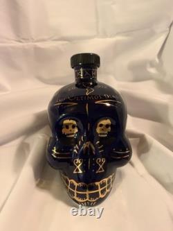 Limited Edition 2012 Kah Los Ultimos Dias Tequila Blanco Sugar Skull Bottle