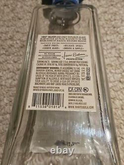 Limited Edition Detroit Lions 1800 Tequila Bottle Motor City Jersey Empty Blue