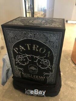 Limited Edition Empty Patron Tequila Bottle And Box Day of The Dead Art