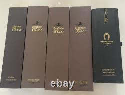 Lot 5 HERRADURA LEGEND TEQUILA ANEJO&DON JULIO Empty Collectors Bottle With Box