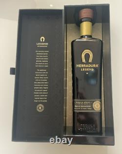 Lot 5 HERRADURA LEGEND TEQUILA ANEJO&DON JULIO Empty Collectors Bottle With Box