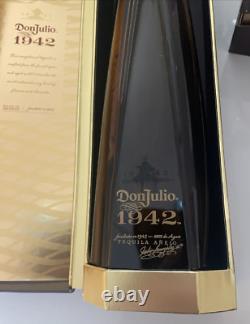 Lot 5 HERRADURA LEGEND TEQUILA ANEJO&DON JULIO Empty Collectors Bottle With Box